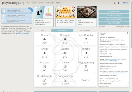 playstrategy.org • 2 player strategy games