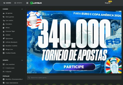 Apostas Esportivas | Casa de Apostas Online | playsux