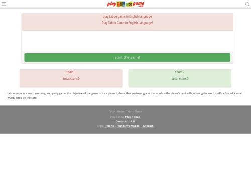 
	play taboo game - play taboo game online in your own language. taboo cards, online taboo game, taboo game.
