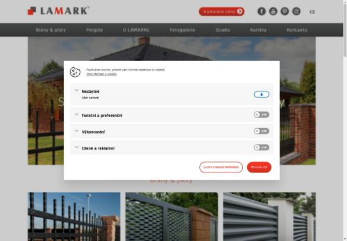 LAMARK | Designové ploty a pergoly, 20let zkueností - LAMARK