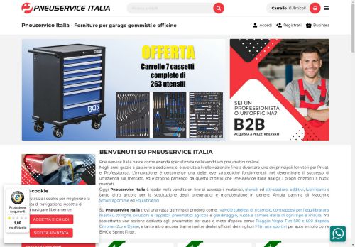 Pneuservice Italia - Forniture per garage gommisti e officine