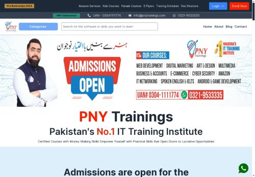 PNY Trainings - Pakistan No1 IT Trainings Institute