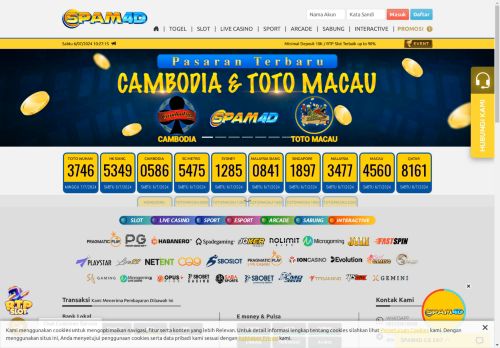 SPAM4D : Situs yang memberikan kemenangan setiap hari SPAM 4D