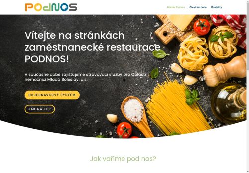 PODNOS - zaměstnanecká restaurace | Stravovací služby pro Oblastní nemocnici Mladá Boleslav