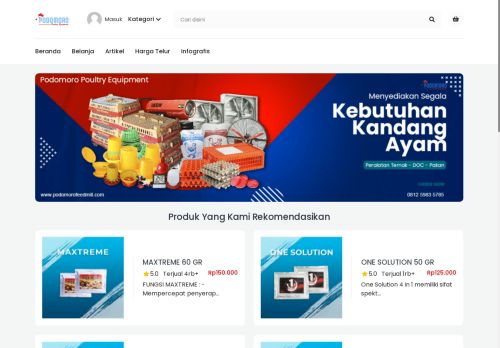 Podomoro Feedmill - Beli Kebutuhan Kandang Online