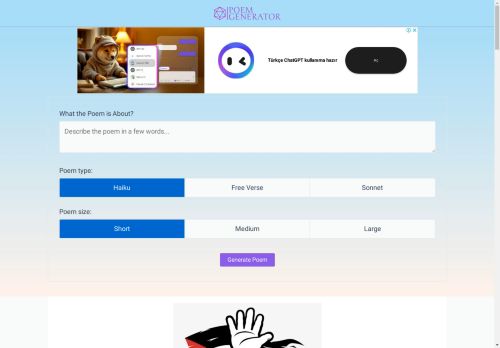 Ai Poem Generator ~ PoemGenerator.io