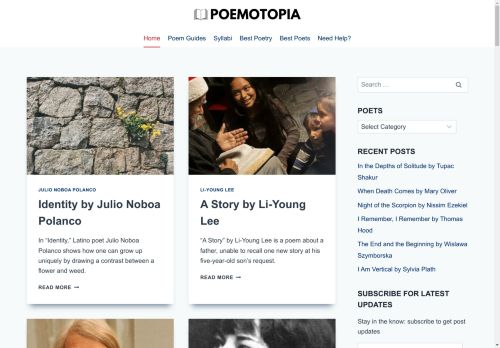 Poemotopia - Your Home of Poetry