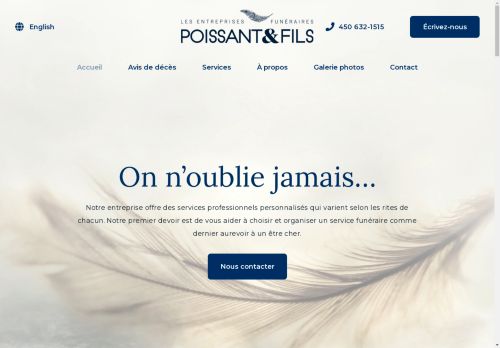 Accueil - Poissant & Fils