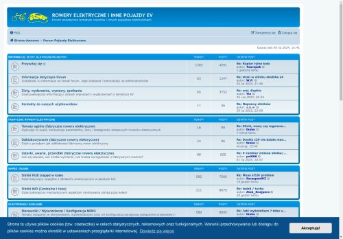 ROWERY ELEKTRYCZNE I INNE POJAZDY EV - Forum Pojazdy Elektryczne