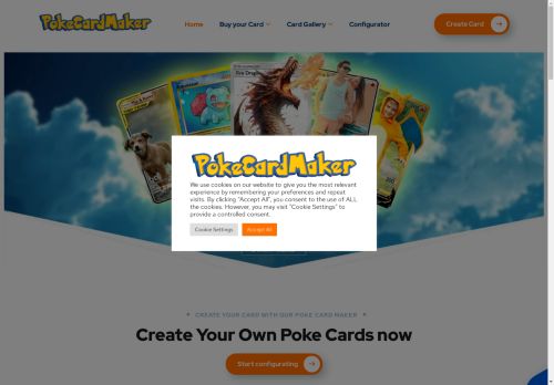 PokeCardMaker - Create Your Custom Poke Card now!