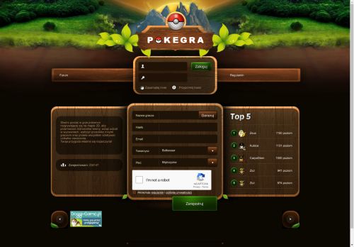 PokeGra2.pl - Pokemon Online na mapie 2D.