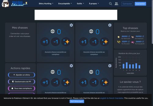 Compteur shiny hunting - Pokémon-Elément-Sh