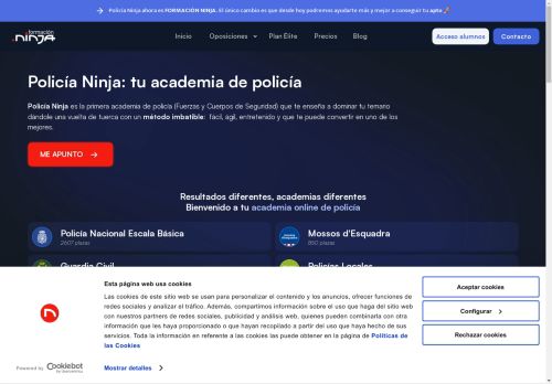 Policía Ninja | Academia online de Policía y Guardia Civil