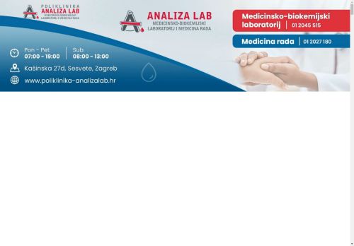 Poliklinika Analiza Lab – Medicinsko biokemijski laboratorij i medicina rada