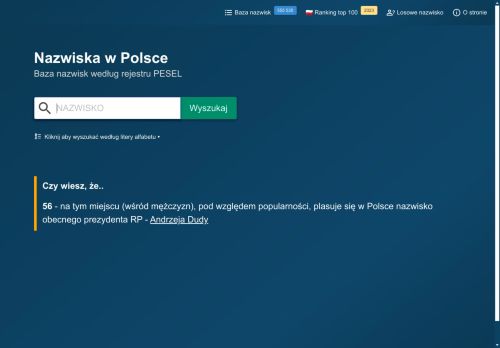 Najpopularniejsze polskie nazwiska