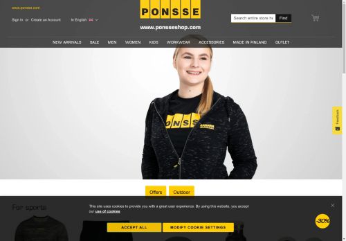 Ponsseshop.com Online Store | Ponsseshop.com