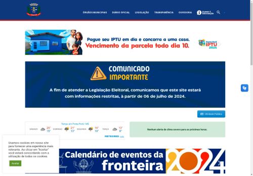 Prefeitura Municipal de Ponta PorÃ£ | Poder Executivo