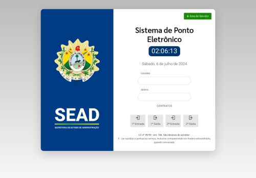 SPE - Sistema de Ponto Eletrônico