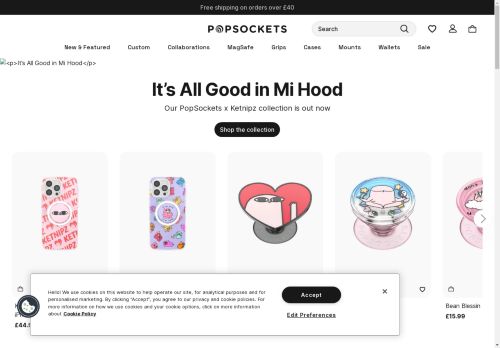 PopSockets® - Phone Grips & Holders | PopSockets UK