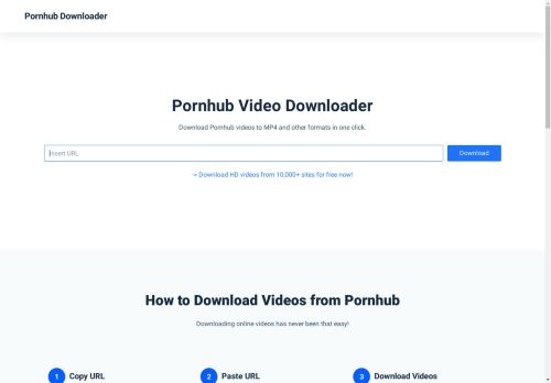 Free Pornhub Video Downloader - 100% Safe & Fast