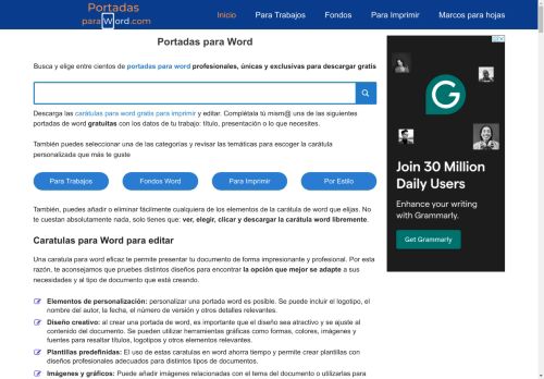 Portadas para Word【DESCARGAR GRATIS】