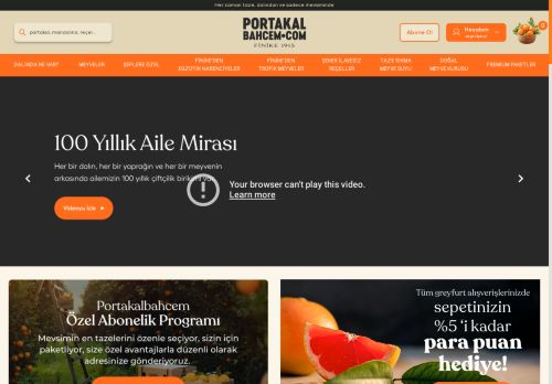  Finike Portakalı, PortakalBahcem.com’dan doğal online meyve siparişi