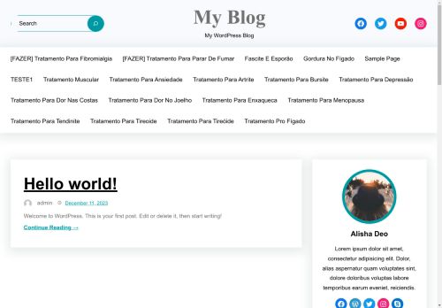 My Blog - My WordPress Blog