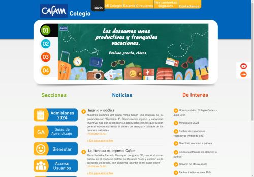 Portal Colegio - Cafam  | PÃ¡gina Principal