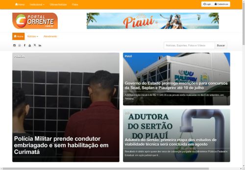 Portal Corrente - O Melhor Site de Notícias do Sul do Piauí