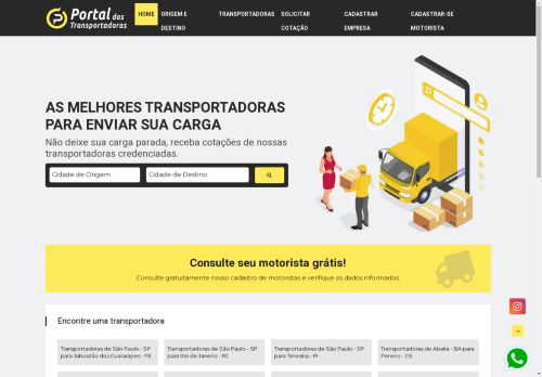 As melhores transportadoras para realizar sua cotação