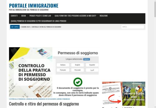 portale immigrazione – portale immigrazione sul permesso di soggiorno