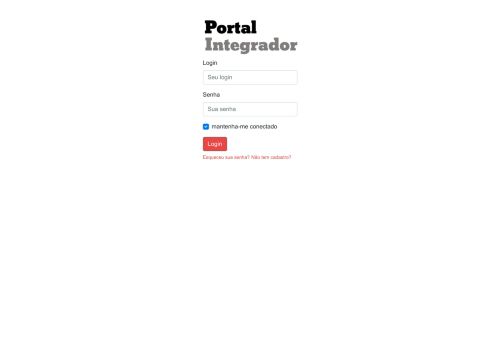 Portal Integrador - Login