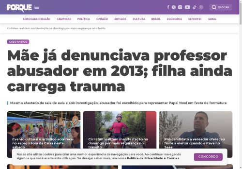 PORQUE - O Jornalismo que faltava