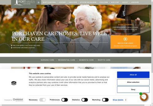 Porthaven Care Homes | Live Well in our Care