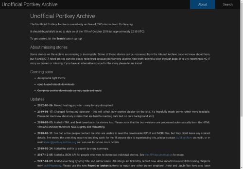 About - Unofficial Portkey Archive