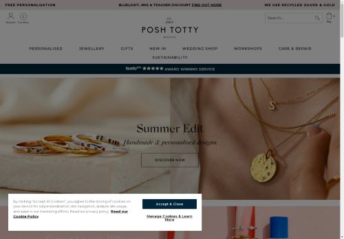 Posh Totty Designs | Handmade Personalised Jewellery & Gifts