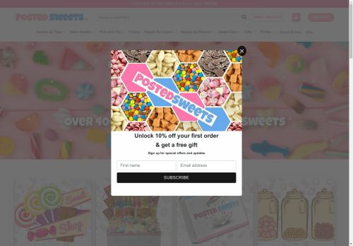 Online Sweet Shop | Retro Sweets | Pick And Mix | Hampers