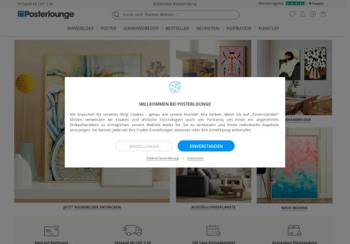 Ihr Online-Shop für Wandkunst | Posterlounge.ch