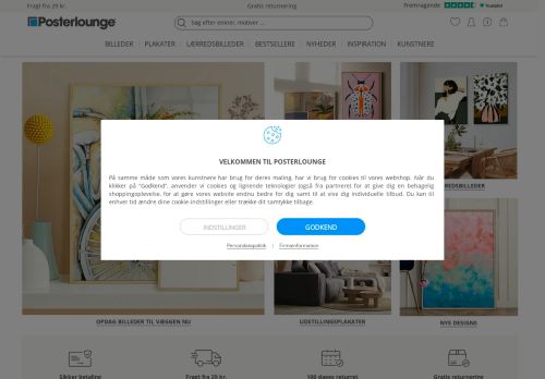 Din online shop for vægkunst | Posterlounge.dk