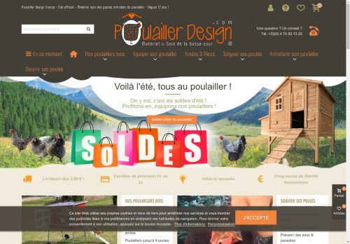 POULAILLER DESIGN - site officiel - Poulaillers, matériel et soin de la basse-cour. Top rapport qualité-prix