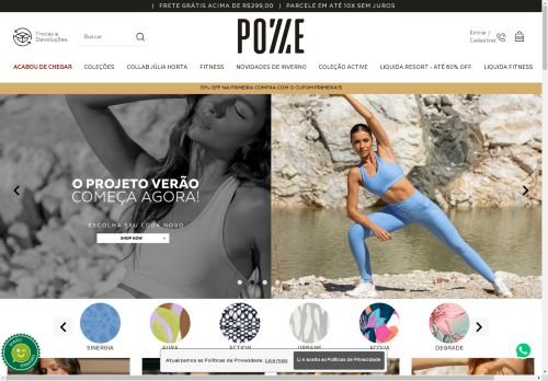 Pozze | Fitness e Beachwear - Pague em até  10x sem juros