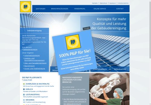 P&P Gebäudereinigung / Gebäudedienstleistungen – deutschlandweit, faire Preise