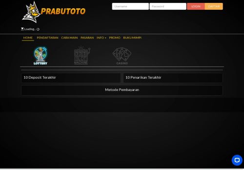 PRABUTOTO | PRABU TOTO |  Permainan Resmi di INDONESIA | TOTO Sgp | TOTO Hongkong | Toto HK