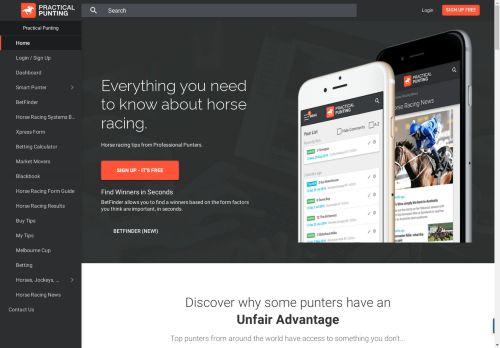 
	Horse Racing Tips & Betting Systems from Pro Punters | Practical Punting
