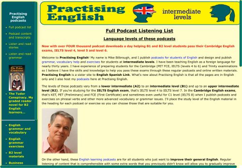 English listening practice and exercises