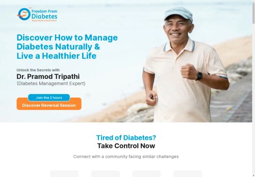 The Ultimate Online Diabetes Management Program by Dr. Pramod Tripathi