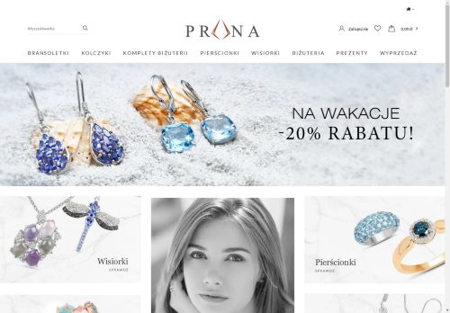 Prana: Sklep Internetowy z Biżuterią Srebrną