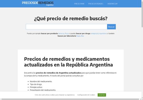 ▷ Precios de Remedios Argentina | Actualizados al 2024