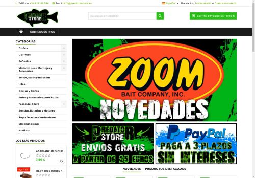 Predator Store [Tienda de Pesca Online]