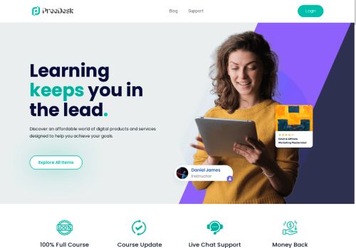 PreeDesk – Online Courses, eBooks, Software, Services, and more